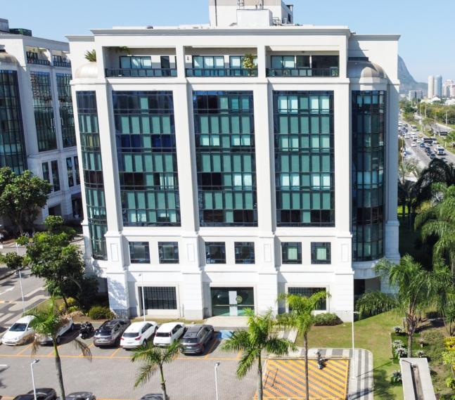Edifício comercial na Av. das Américas, Barra da Tijuca, onde fica o escritório